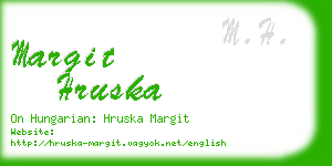 margit hruska business card